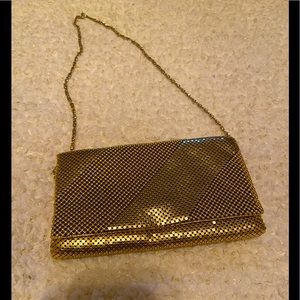 Gold Lulu Townsend evening bag